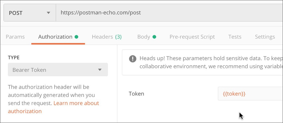 Auth Setup in Request